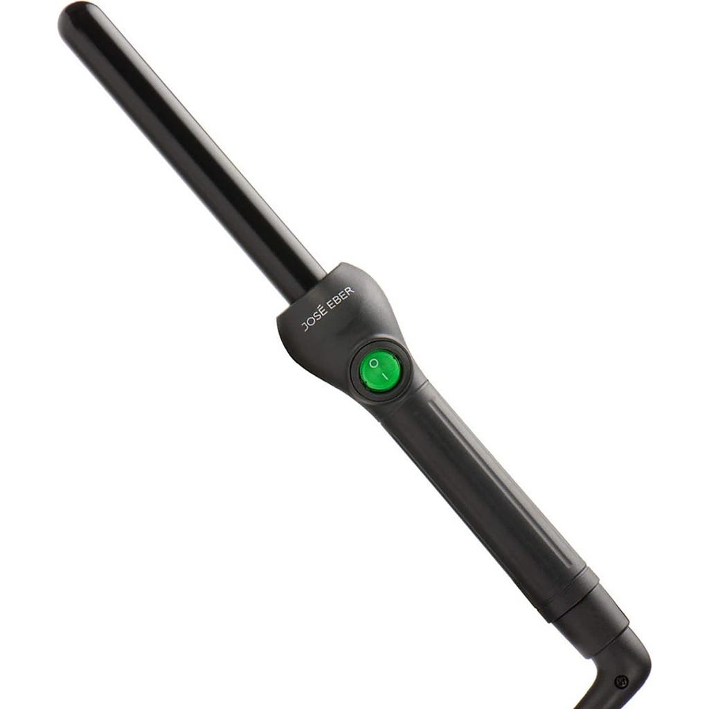 Jose Eber Clipless Curling Iron .75" (19mm) Black, Tourmaline Ceramic Barrel