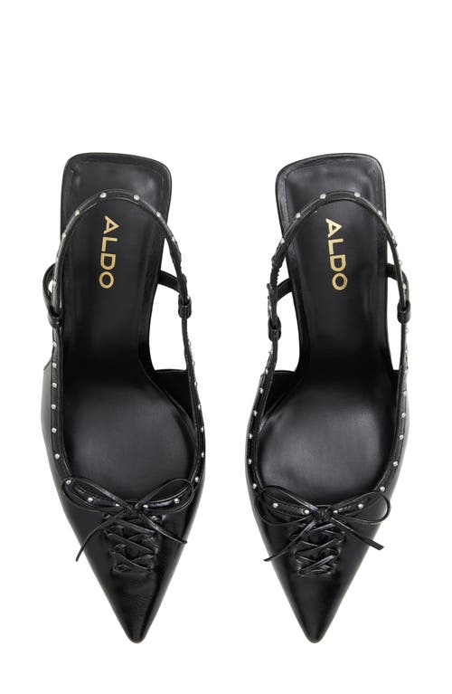 Aldo Stevvie Slingback Pointed Toe Pump In Black