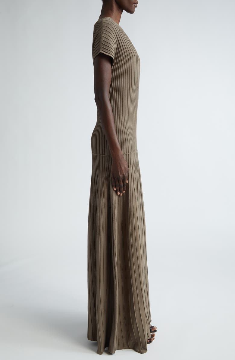 Lafayette 148 New York Ottoman Stitch Drop Waist Maxi Dress, Alternate, color, 