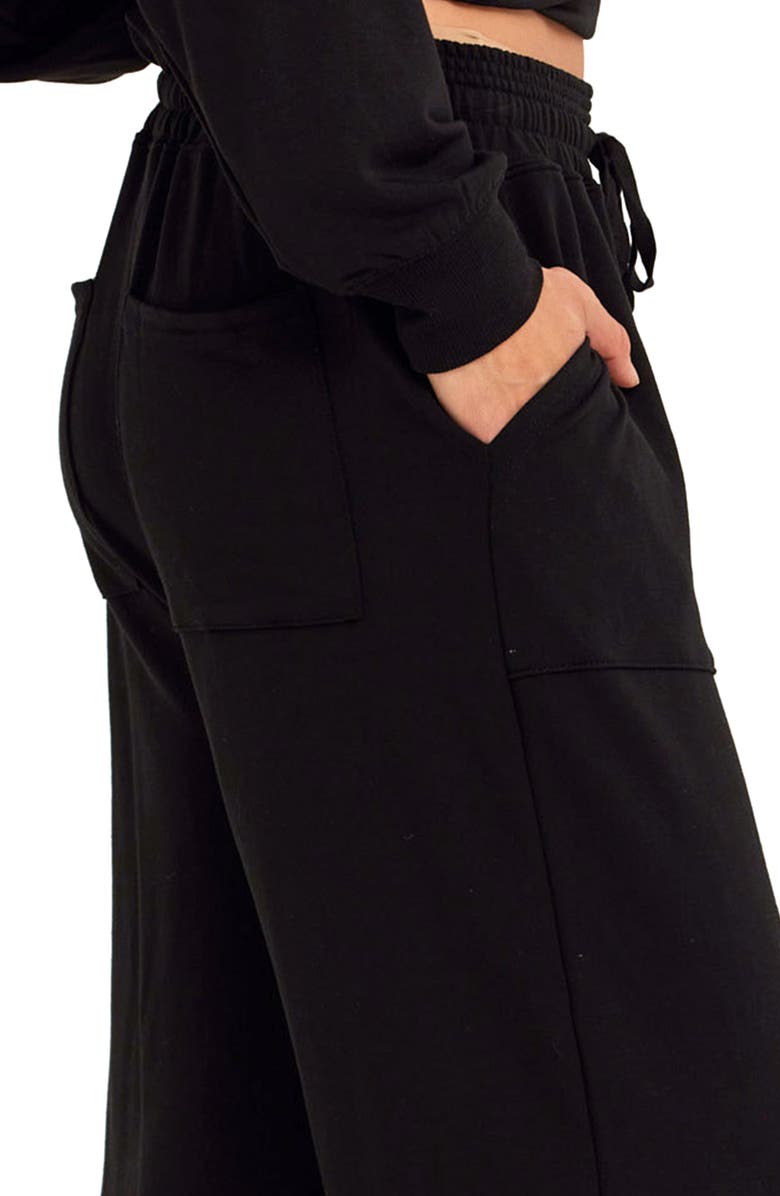 Threads 4 Thought Lottie Terry Sweatpants, Alternate, color, Black