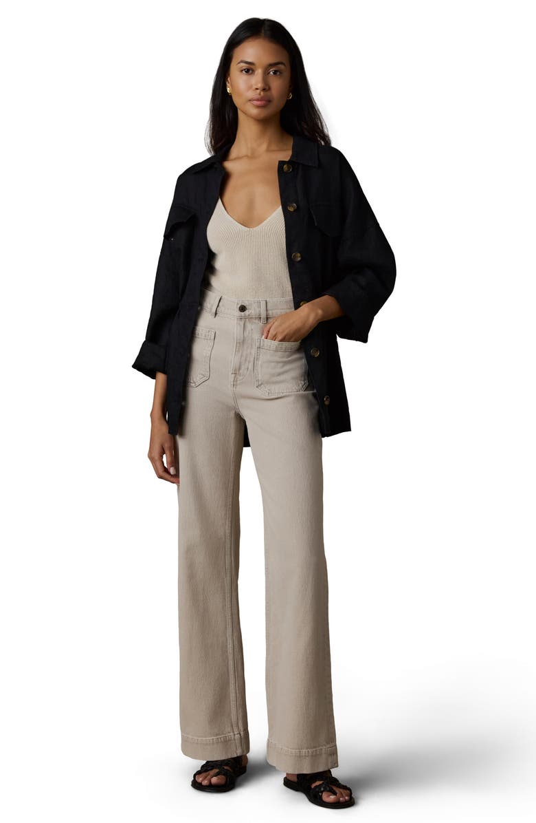 Faherty Sun Strider Utility Jacket, Alternate, color, Black