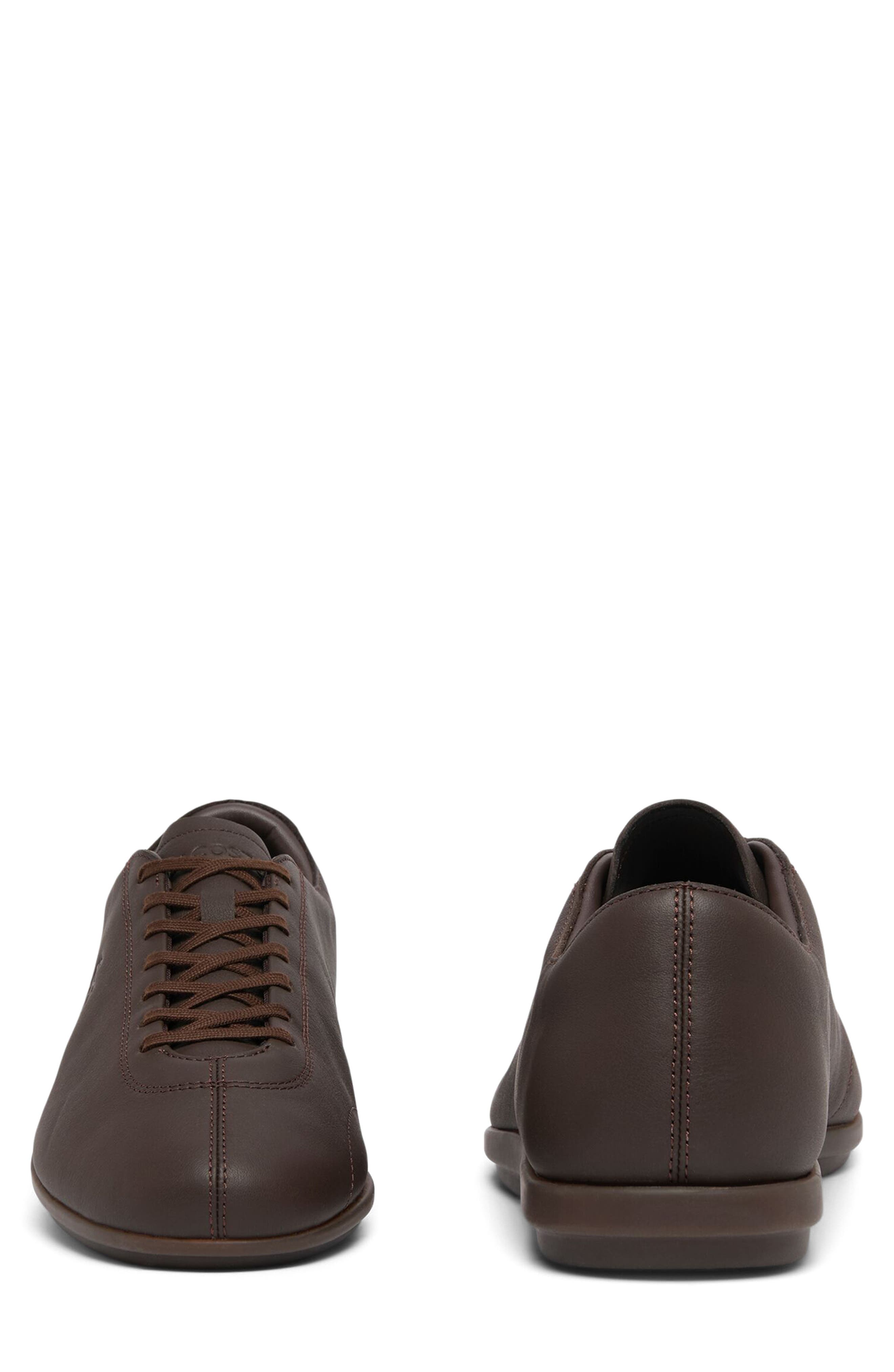 Driver Low Pro 226 Leather Sneaker, Alternate, color, DARK BROWN/ DARK BROWN