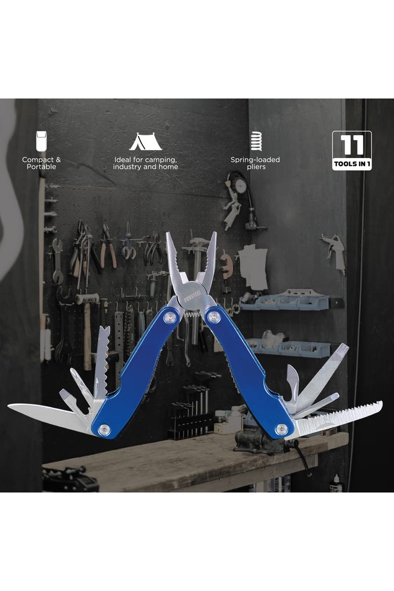 11-in-1 Multifunction Tool, Alternate, color, Blue