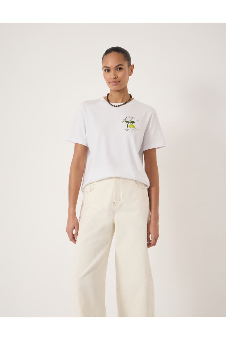 100% Cotton Short Sleeve T-shirt, Main, color, White
