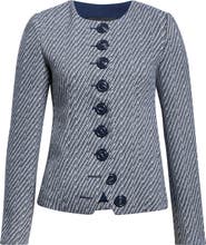Emporio Armani Diagonal Pattern Button Up Jacket
