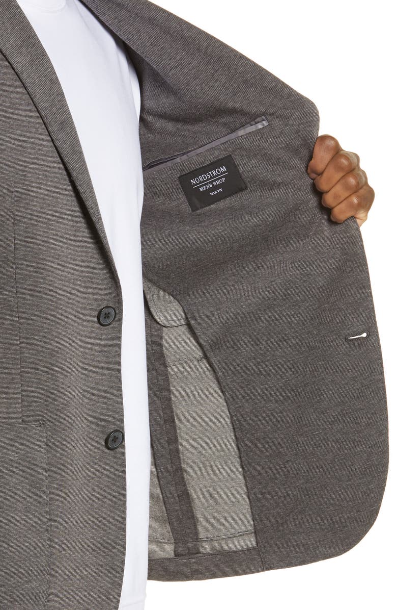 NORDSTROM MEN'S SHOP Trim Fit Double Face Ponte Sport Coat, Alternate, color, 