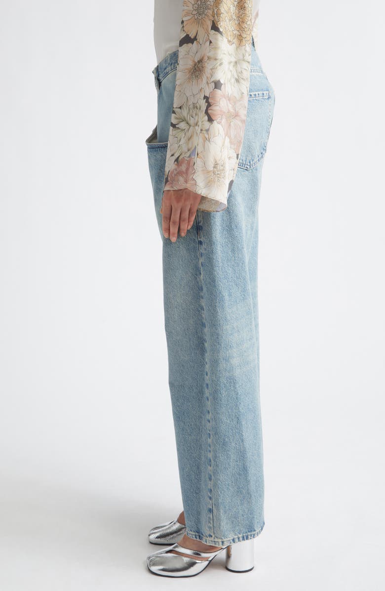 Maison Margiela Straight Leg Jeans, Alternate, color, Ice Blue