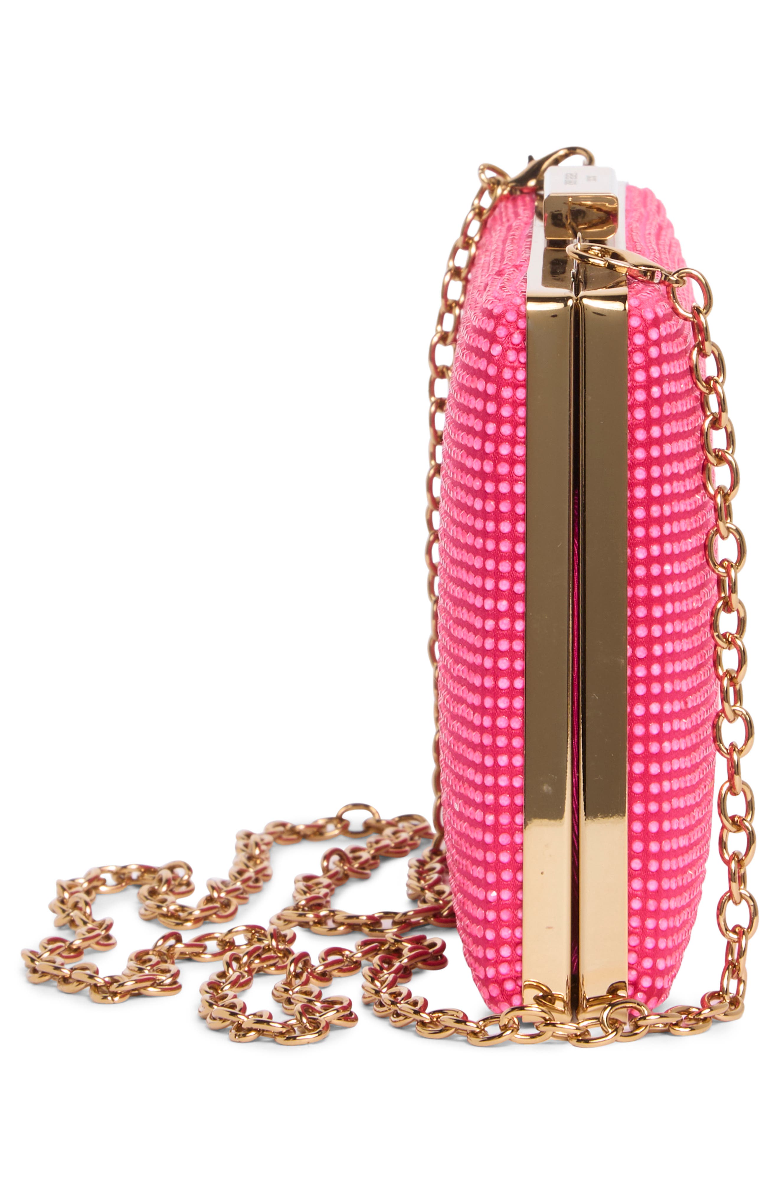 Kurt Geiger London Crystal Box Clutch, Alternate, color, Pink