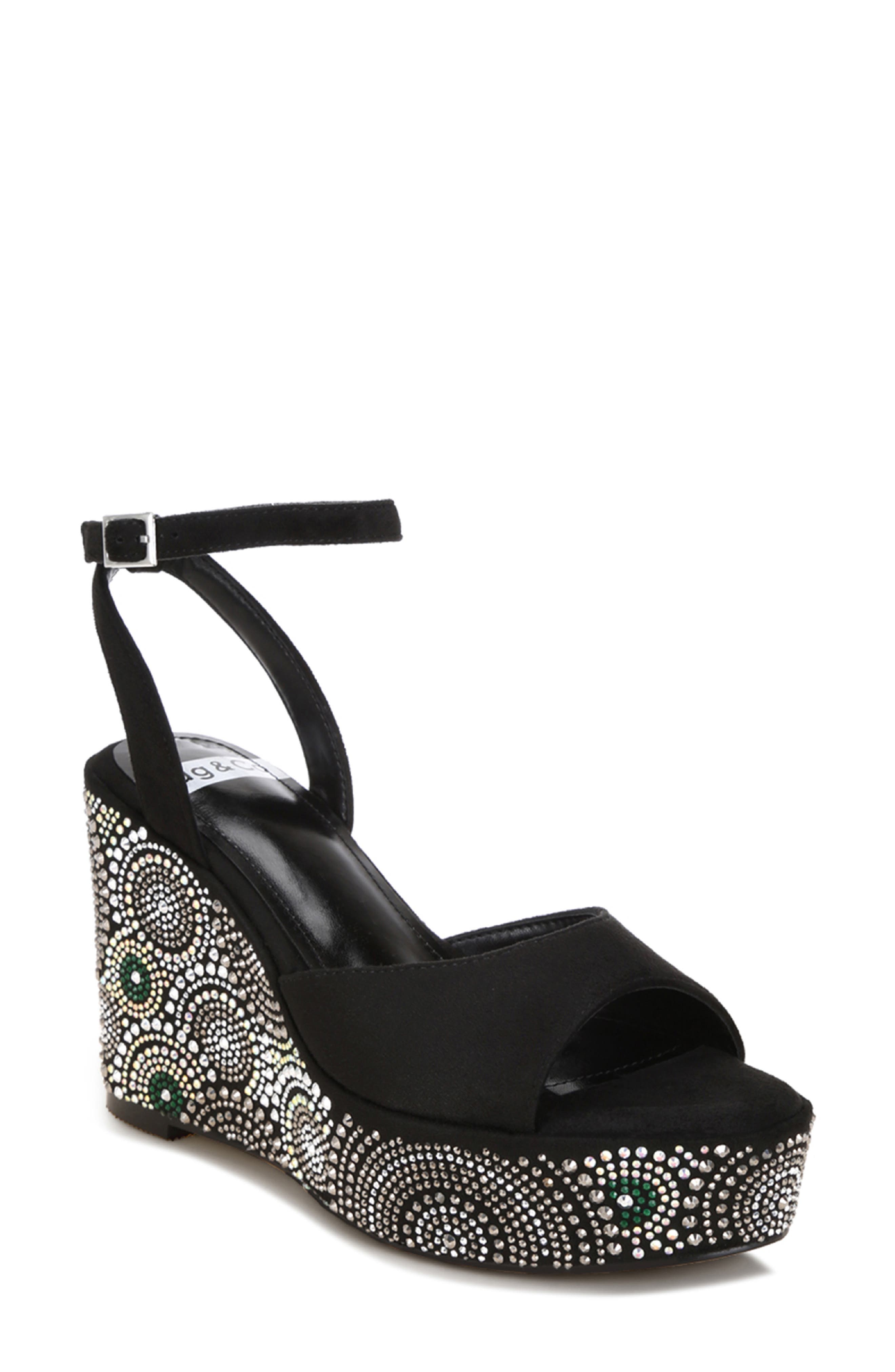 Mandala Wedge Sandal