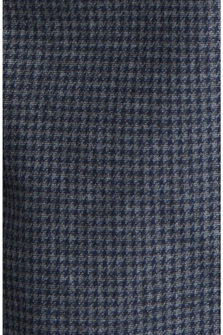 Men's Houndstooth Button-Up Shirt, Alternate, color, NAVY