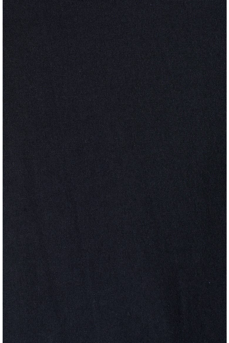 Contrast Lined Sleeve Cotton Jersey T-Shirt, Alternate, color, NAVY-YELLOW-WHITE