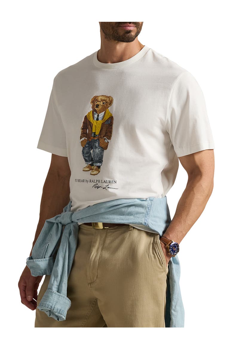Big & Tall Hudson Valley Bear T-Shirt, Main, color, NEVIS