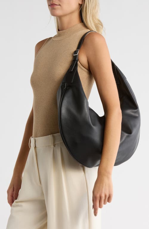 Bcbg Crescent Hobo Bag In Black