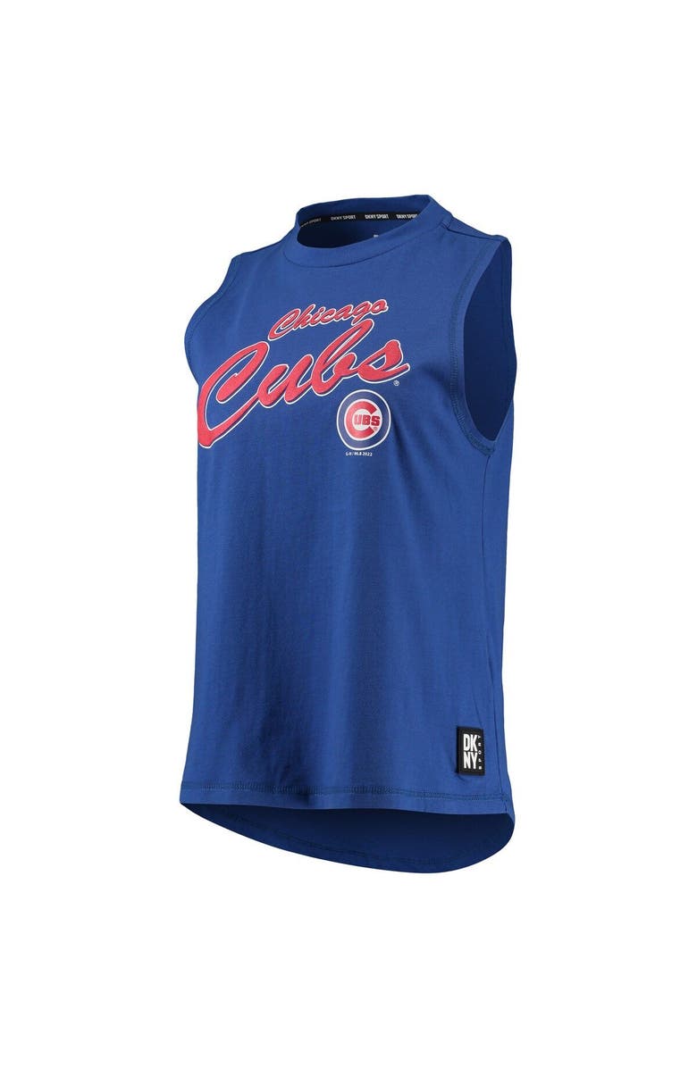 DKNY SPORT Women's DKNY Sport Royal Chicago Cubs Marcie Tank Top, Alternate, color, Royal