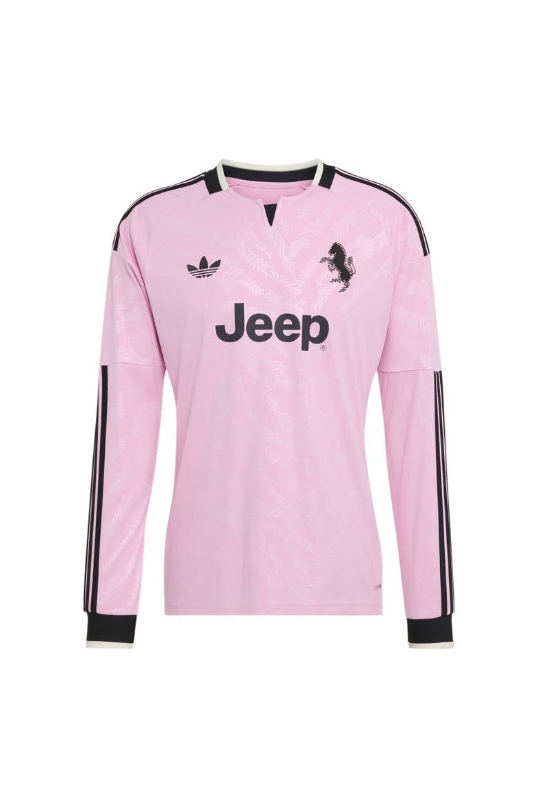 Men's adidas  Pink Juventus 2026/27 Away Replica Long Sleeve Jersey, Alternate, color, Pink