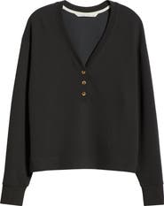 Free Fly V-Neck Waffle Henley