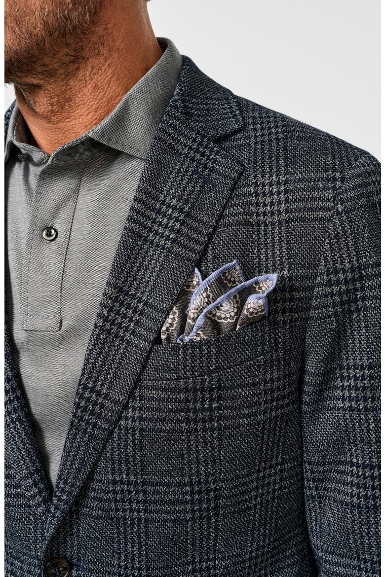 Glen Plaid Stretch Sport Coat, Alternate, color, NAVY