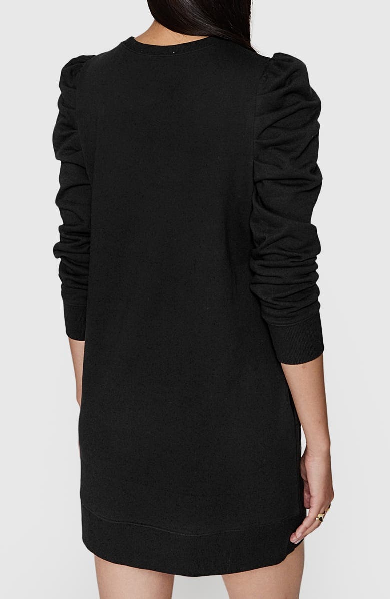 Rebecca Minkoff Janine Faded Puff Sleeve Cotton Sweatshirt Minidress, Alternate, color, 