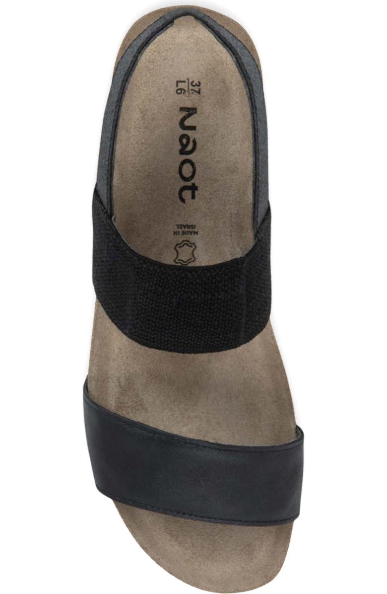 Naot Amy Slingback Sandal, Alternate, color, Shiny Black