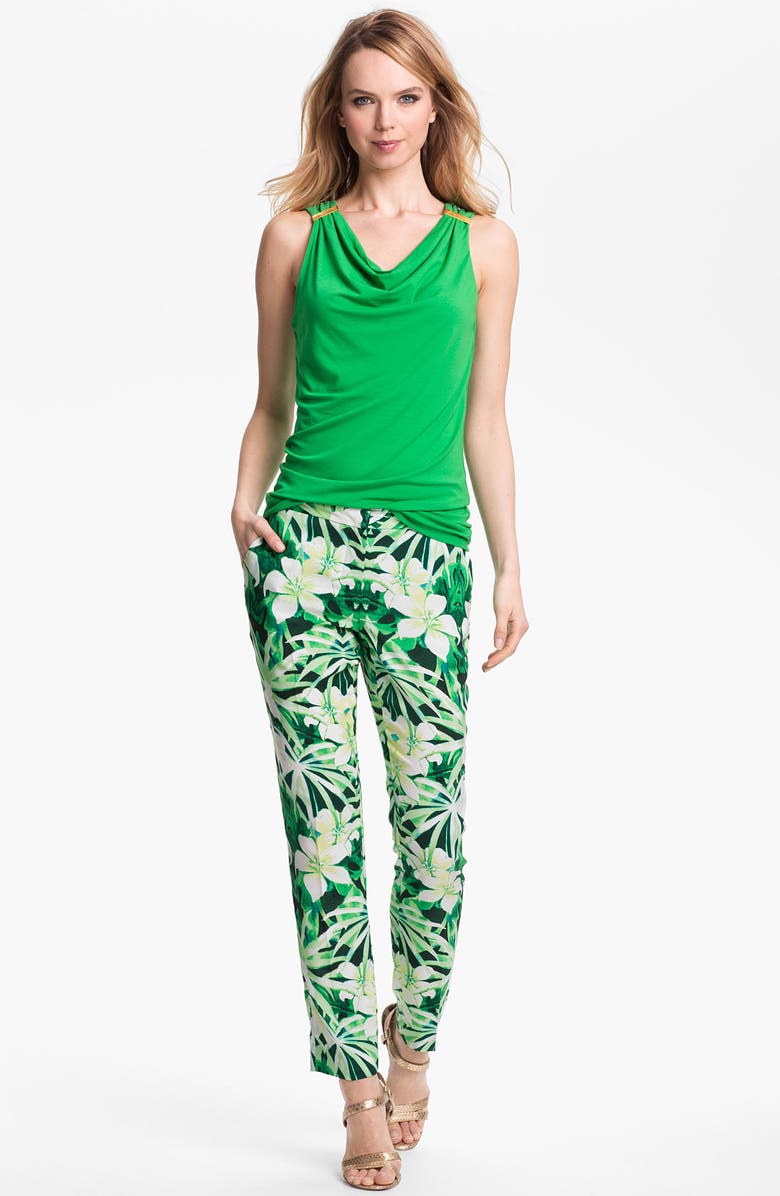 Vince Camuto Print Skinny Pants, Main, color, 