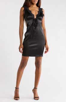 Camden Satin & Lace Dress