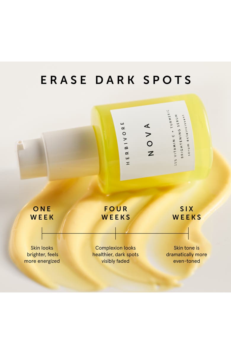 Herbivore Botanicals NOVA 15% Vitamin C + Turmeric Brightening Serum, Alternate, color,