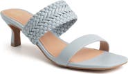 NEW YORK AND COMPANY Gretchen Kitten Heel Slide Sandal