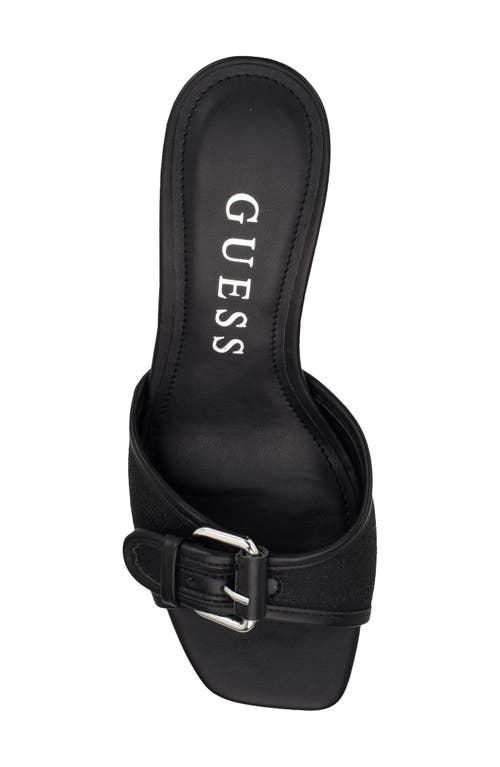 Guess Dista Slide Sandal In Black