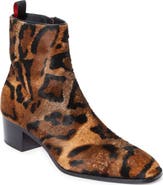 Christian Louboutin Ziggissimo Genuine Calf Hair Ankle Boot