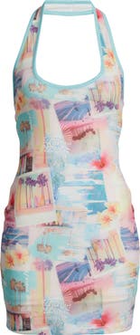 Kulani Kinis Halter Minidress