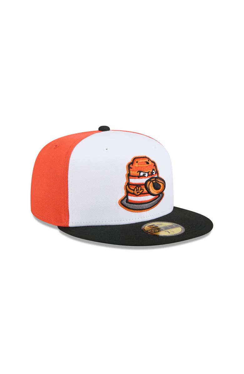 New Era Men's New Era White Peoria Chiefs Theme Nights 59FIFTY Fitted Hat, Alternate, color, White