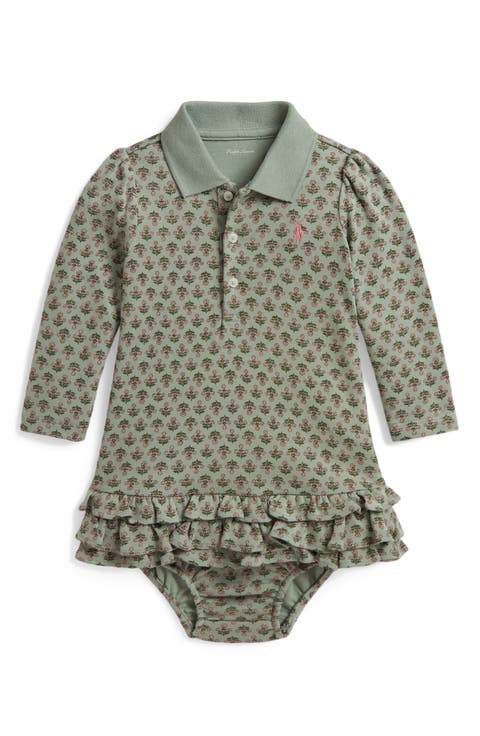 Kids' Long Sleeve Polo Dress