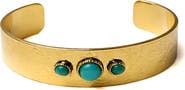 Panacea Hammered Circle Cuff Bracelet