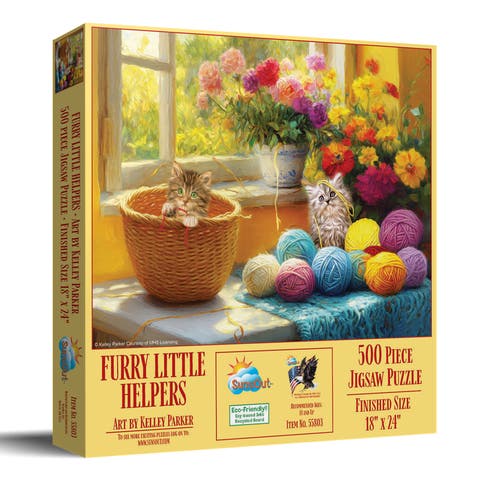 Furry Little Helpers 500 piece Jigsaw Puzzle for Adults