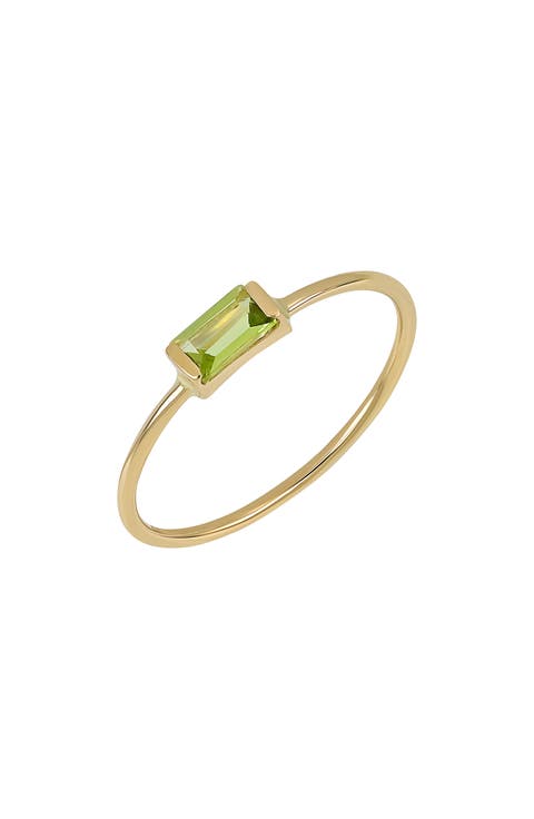 14K Gold Sky Blue Topaz Stacking Ring (Nordstrom Exclusive)