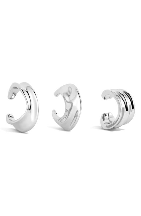 The Mercury Set of 3 Disc Ear Cuffs