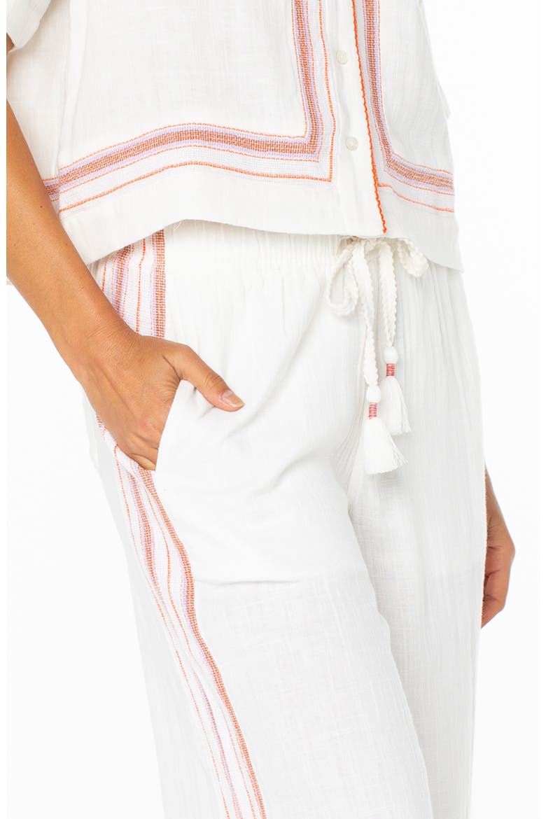 Fiesta Siesta Short Sleeve Woven Shirt, Alternate, color, CLOUD DANCER