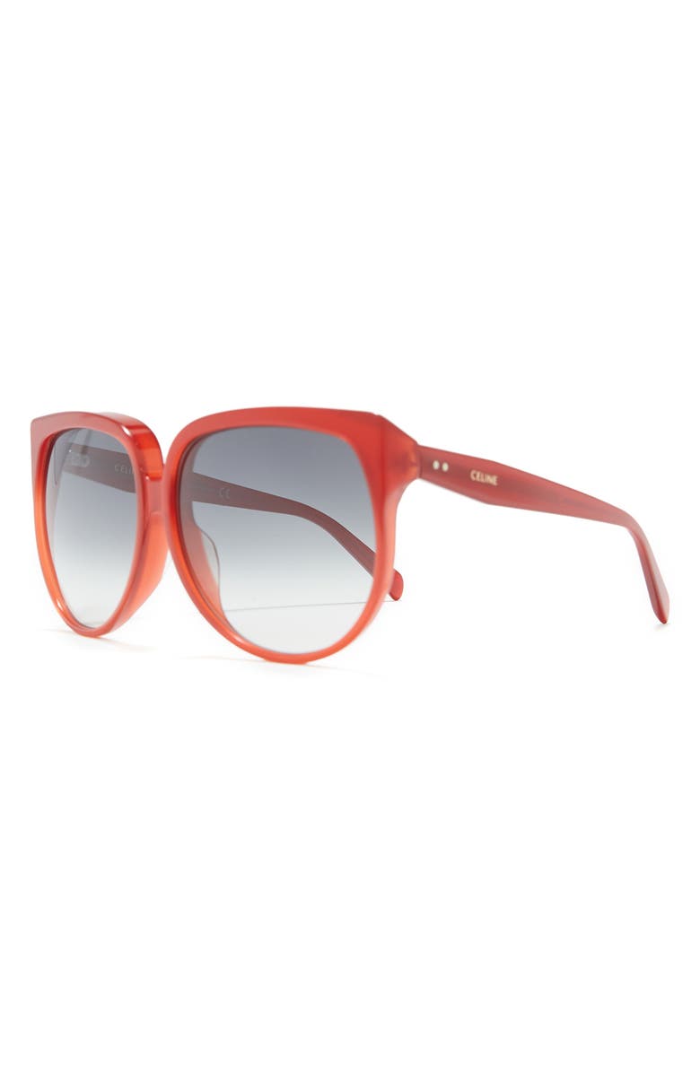 CELINE 63mm Rounded Sunglasses, Alternate, color,