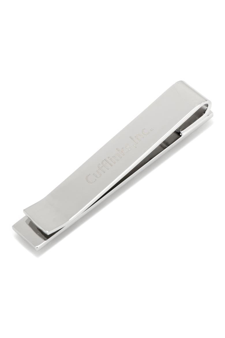 Building Block Tie Bar, Alternate, color, METALLIC SILVER