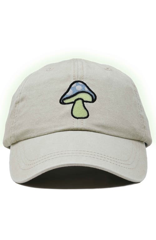 Dalix Mushroom Hat In Washed Stone White