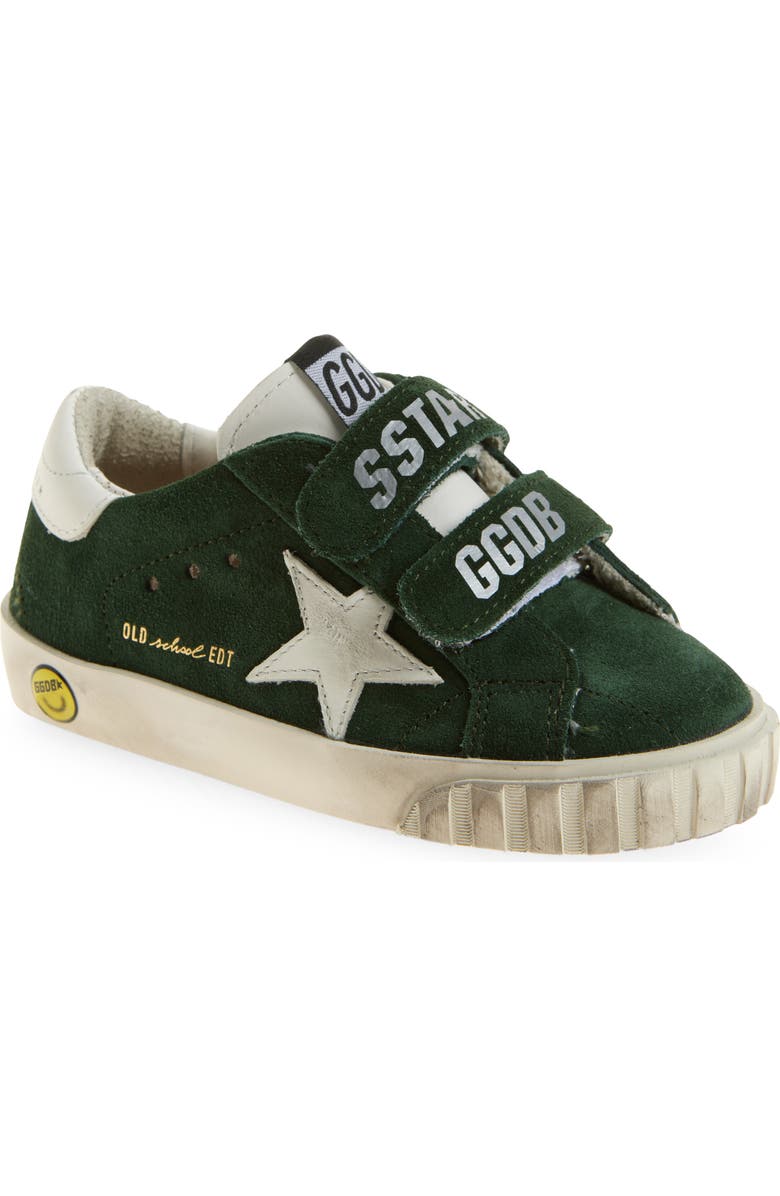 Golden Goose Kids' Old School Double Foxing Sneaker, Main, color, Dark Green/ White