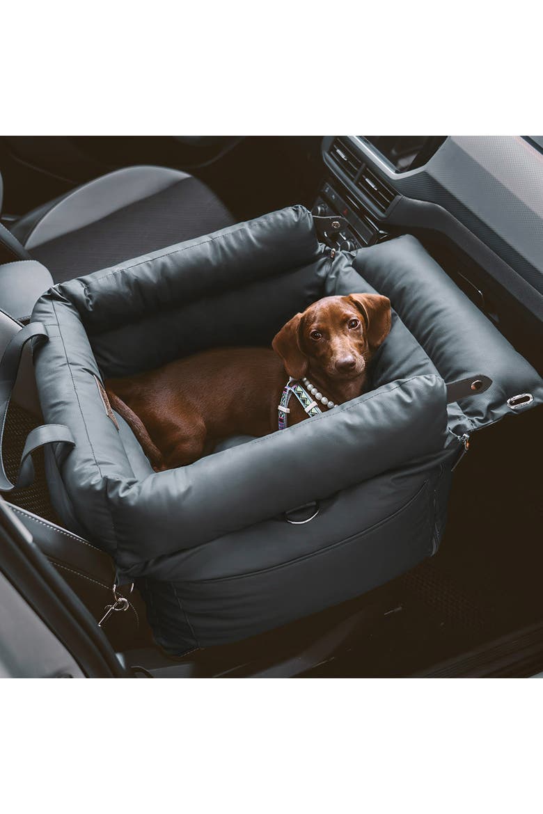 Voyager Dog Car Booster Bed, Alternate, color, Abyss Blue