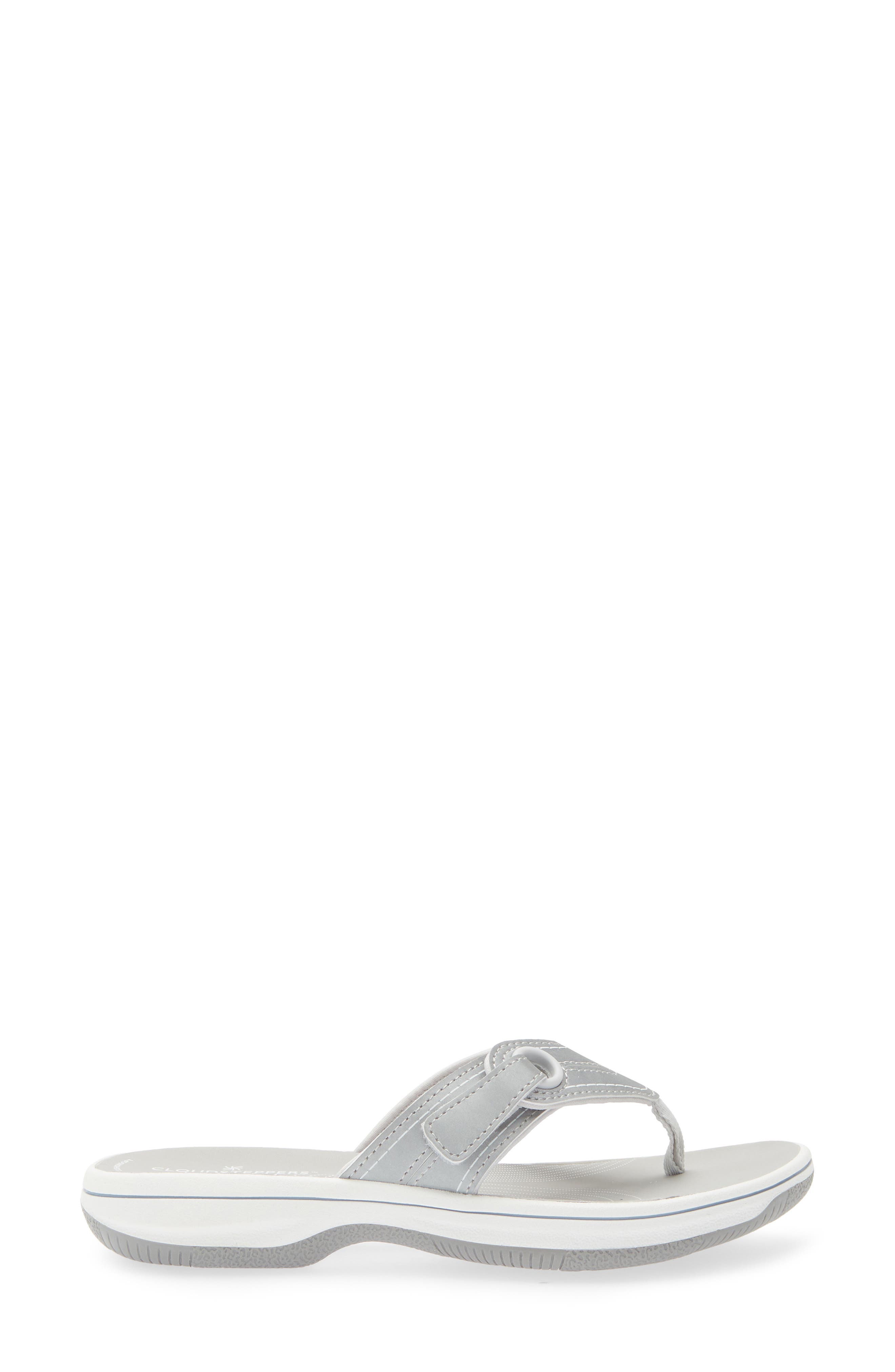 Breeze Reyna Flip Flop, Alternate, color, SILVER