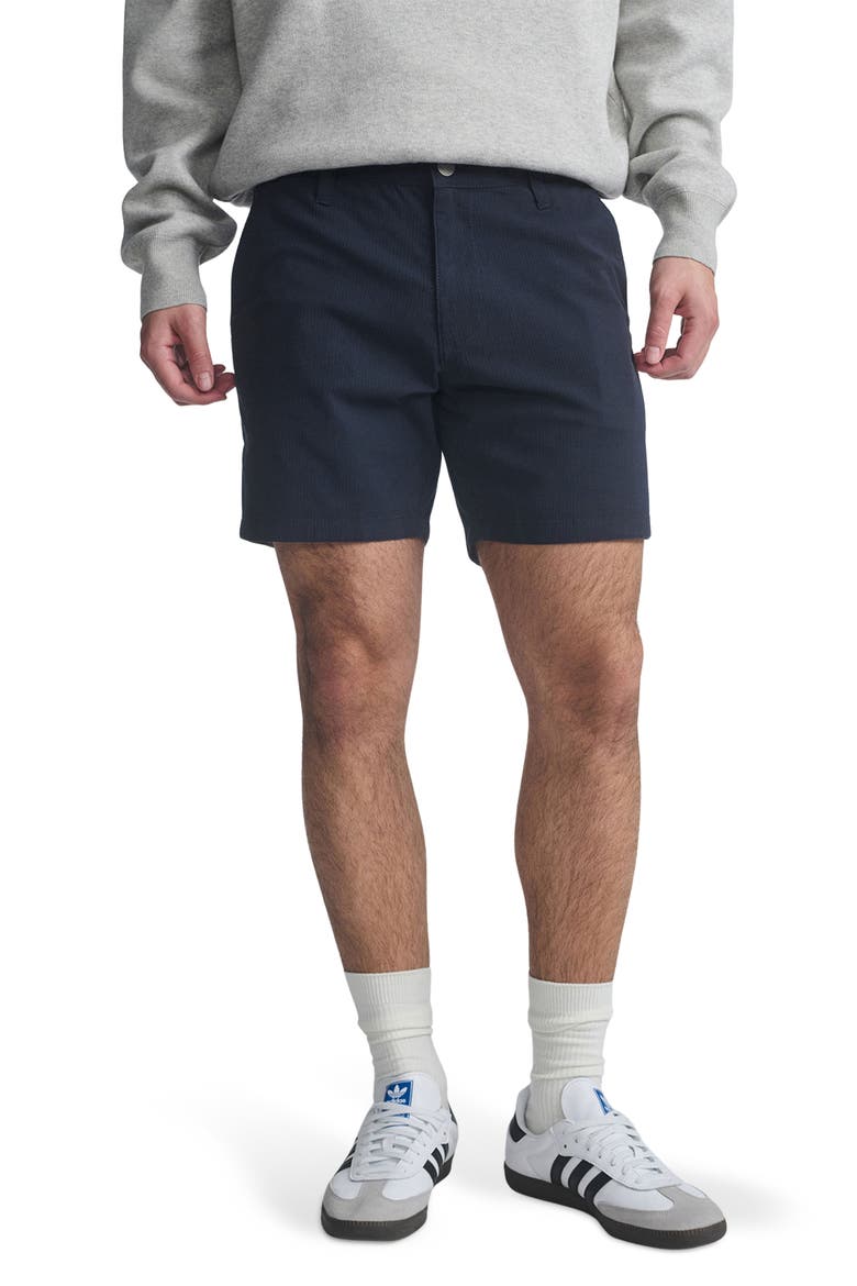 Nate Flat Front Seersucker Shorts, Main, color, NAVY SEERSUCKER