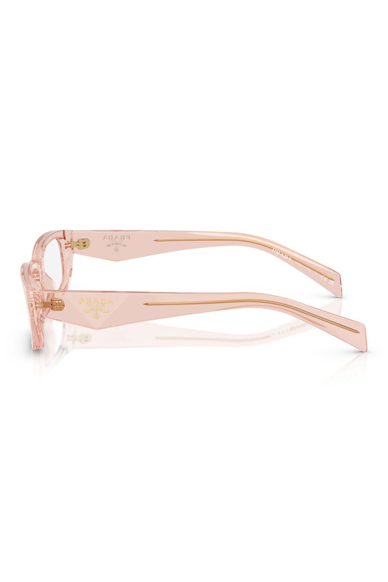 52mm Rectangular Optical Glasses, Alternate, color, PEACH