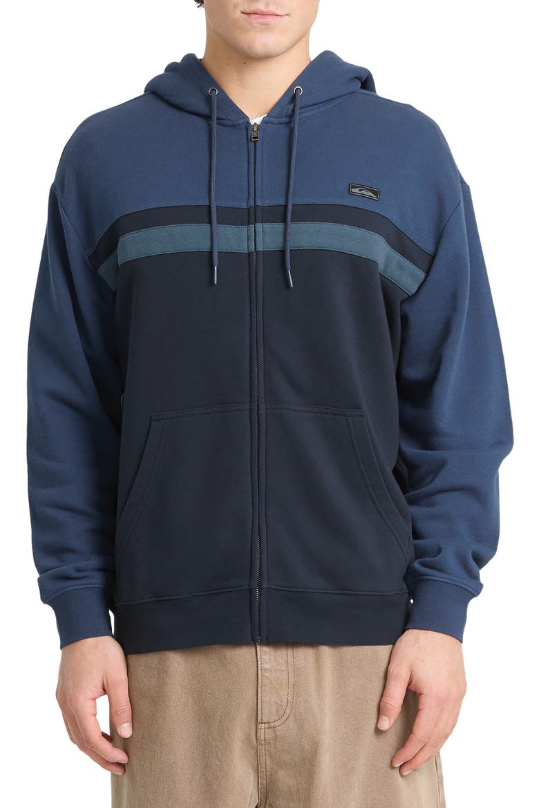 Surf Full Zip Hoodie, Main, color, TOTAL ECLIPSE