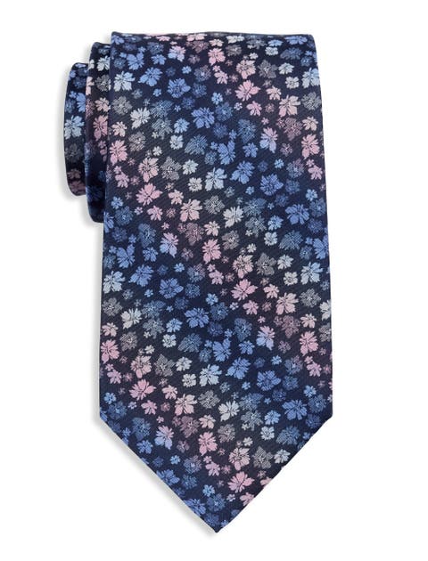 Big & Tall Ombré Floral Tie
