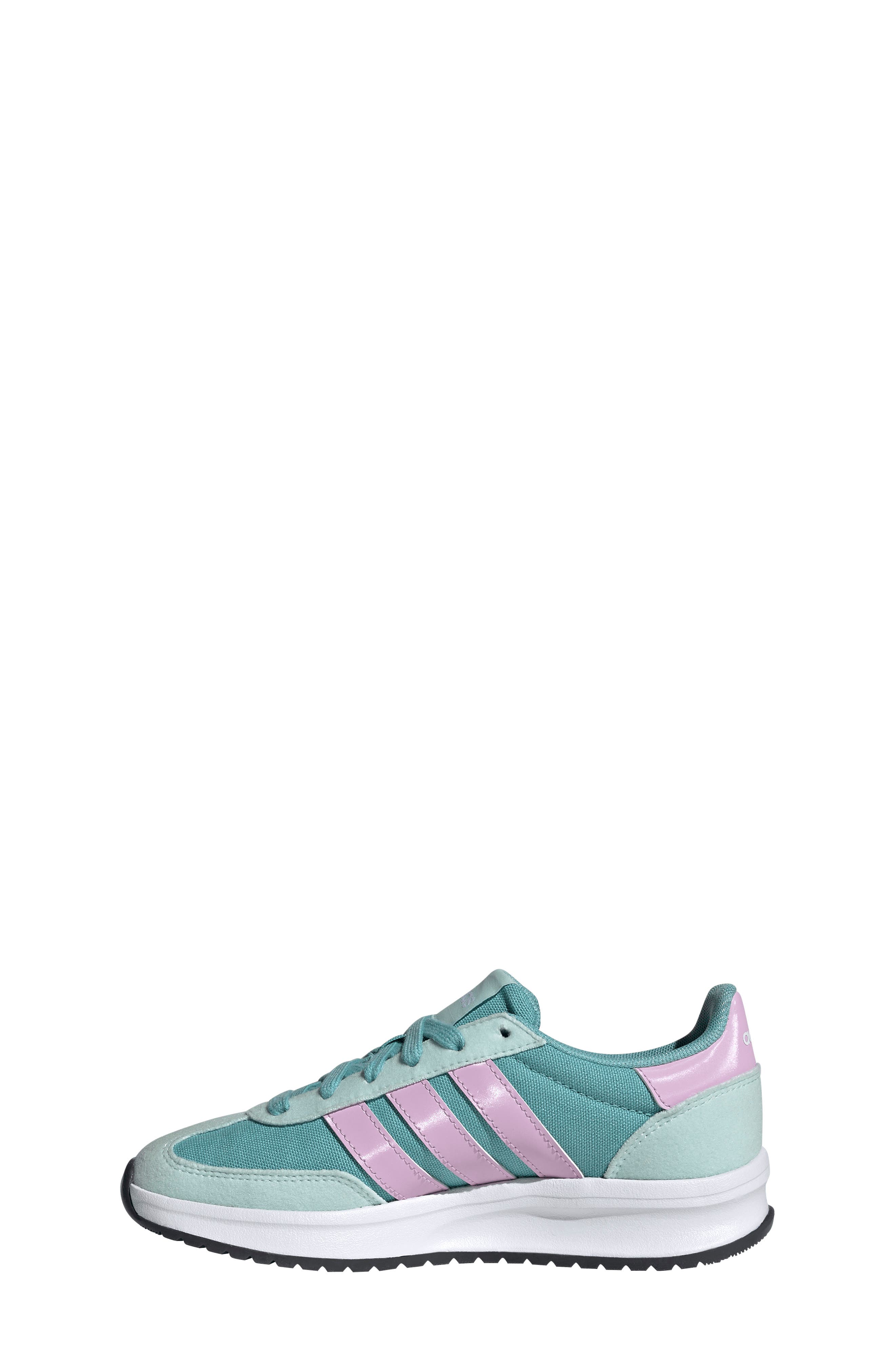 adidas Kids' Run '70s Sneaker, Alternate, color, Mint/ Lilac/ Halo Mint