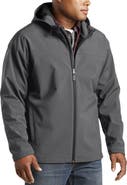 Harbor Bay by DXL Big & Tall Hooded Bonded Fleece Jacket