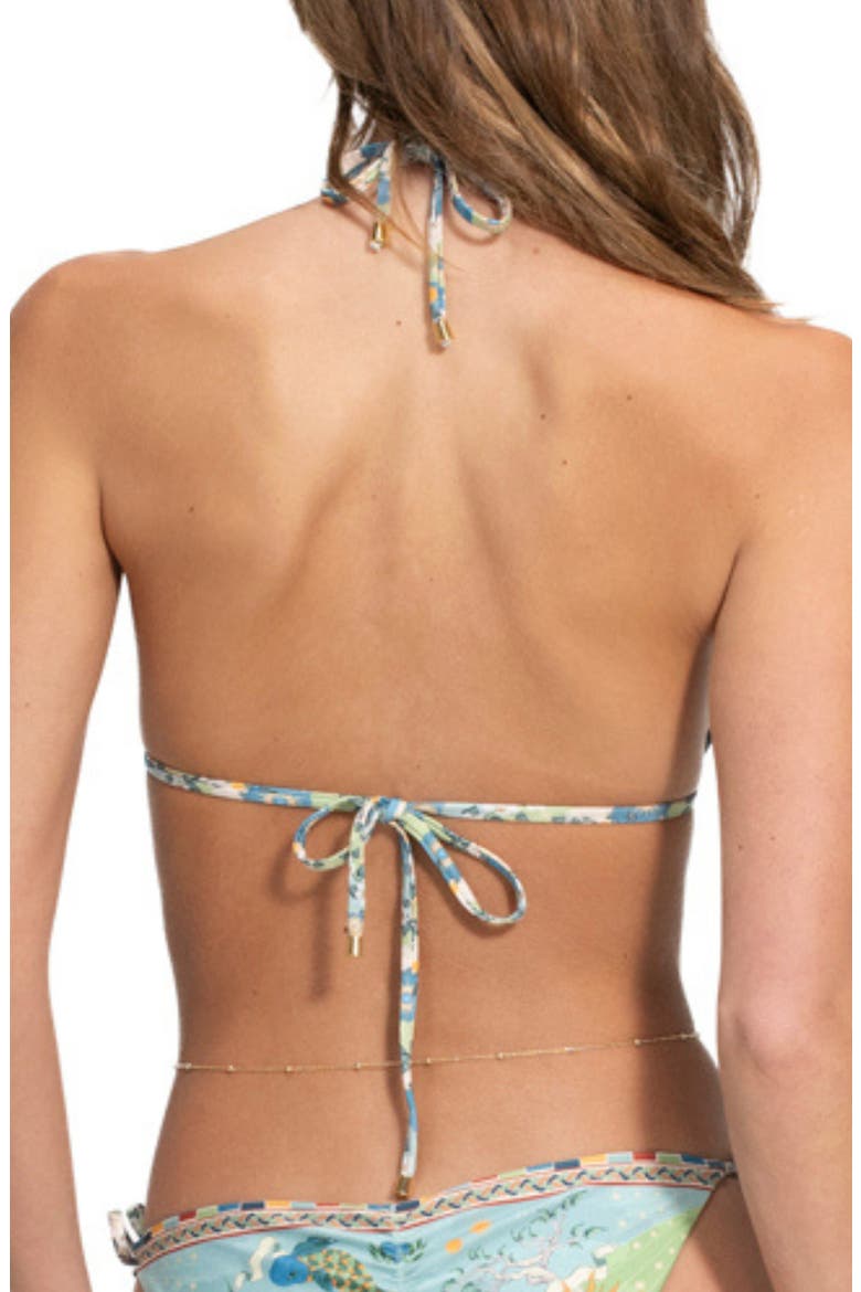 Lolita Solstice Handmade Beaded Bikini Top, Alternate, color, BLUE